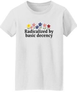 Floral Retro Radicalized by Basic Decency Print V-Neck T-Shirt 14 redirect07232025230720 1