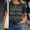 Fun Ugly Hanukkah Sweater Jew-Ish Santa Hat Merry Christmas T-Shirt 8 Fun Ugly Hanukkah Sweater Jew-Ish Santa Hat Merry Christmas T-Shirt