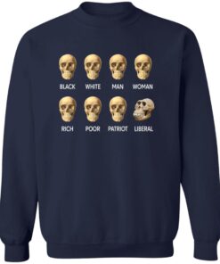 Black White Man Woman Rich Poor Patriot Liberal Skull Shirt 18 redirect07312025020727