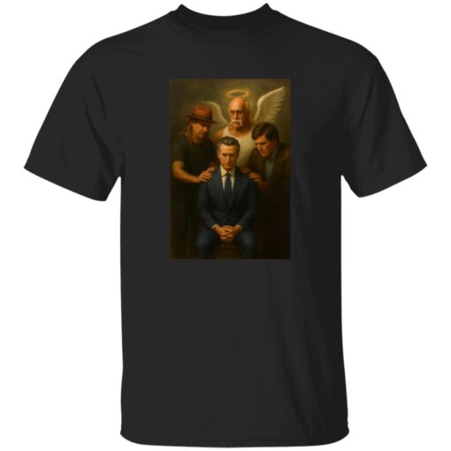 Gavin Newsom Hulk Hogan Kid Rock Tucker Carlson Shirt