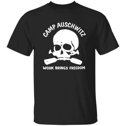 Keith Packer Camp Auschwitz Work Brings Freedom Shirt