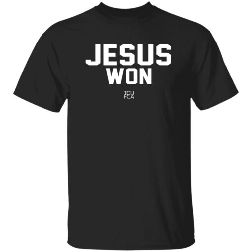TCU Horned Frogs Jesus Won 2025 Shirt