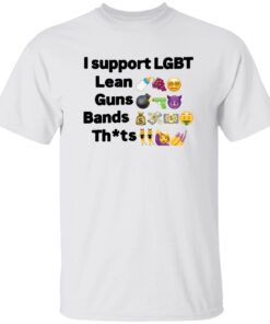 I Support LGBT Lean Guns Bands Shirt