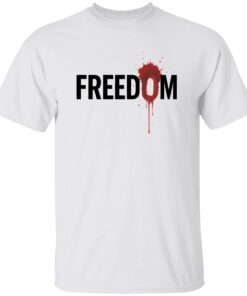 Charlie Kirk Freedom Bloody Shirt