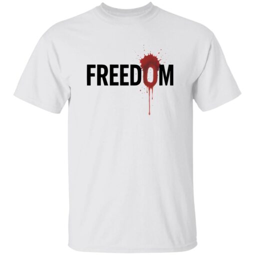 Charlie Kirk Freedom Bloody Shirt
