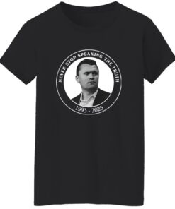 Charlie Kirk Never Stop Speaking The Truth 1993 2025 Shirt 15 redirect09152025010949 1