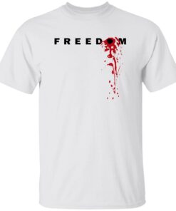 Charlie Kirk Freedom Shooting Bloody Shirt