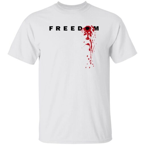 Charlie Kirk Freedom Shooting Bloody Shirt
