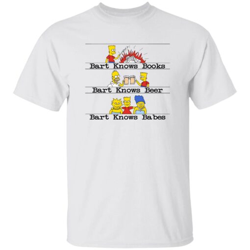 Bart Knows Books Bart Knows Beer Shirt