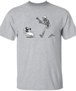 Funny Skeleton Halloween Pug T-shirt 13 redirect09192025060903 1