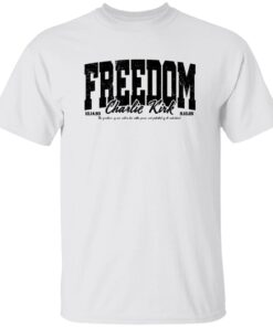 Men’s Charlie Kirk Freedom Printed Casual T-shirt