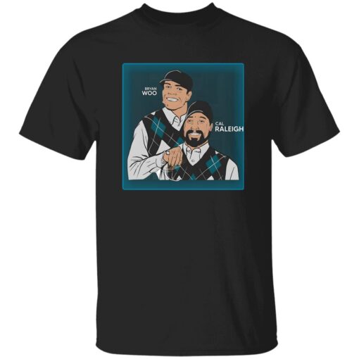Bryan Woo Wears Bryan Woo and Cal Raleigh Shirt
