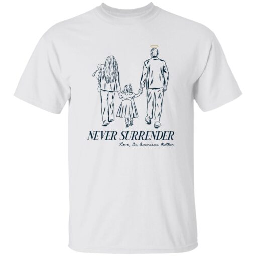 Charlie Kirk Never Surrender Family Tribute Shirt