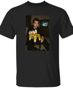 Pierce Brosnan Your Turn Golden Controller Shirt