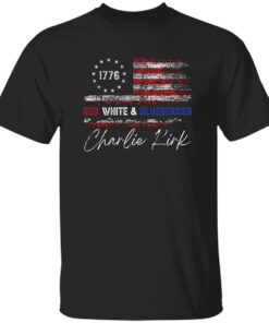 Charlie Kirk Red White and Blueberries US Flag Shirt