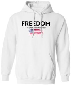 Charlie Kirk Freedom It’s About Right And Wrong Hoodie