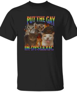 Megan Meiyok Wears I Put The Gay In Dyslexic Shirt
