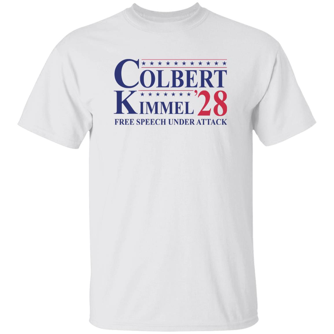 Colbert Kimmel 2028 Free Speech Under Attack Shirt 3 Colbert Kimmel 2028 Free Speech Under Attack Shirt