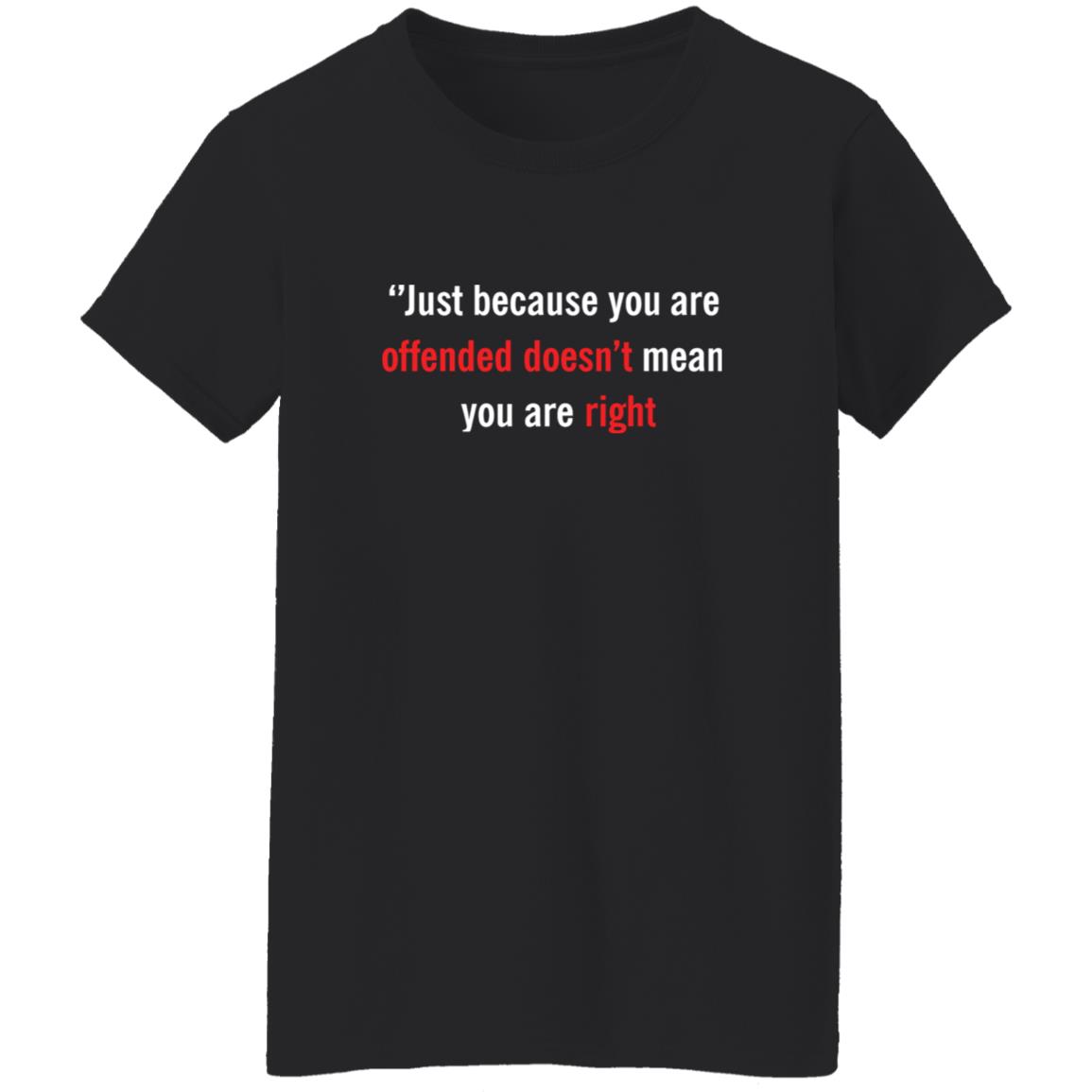 Charlie Kirk Just Because You Are Offended Doesn’t Mean you Are Right Sweatshirt 9 redirect10122025231047 1