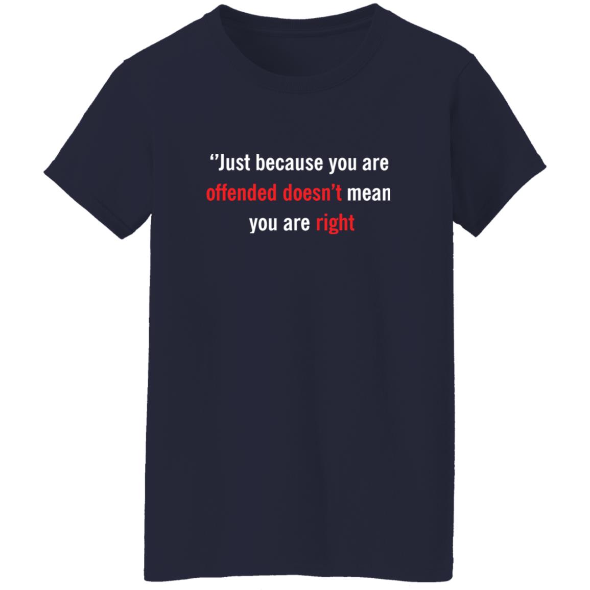 Charlie Kirk Just Because You Are Offended Doesn’t Mean you Are Right Sweatshirt 8 redirect10122025231047