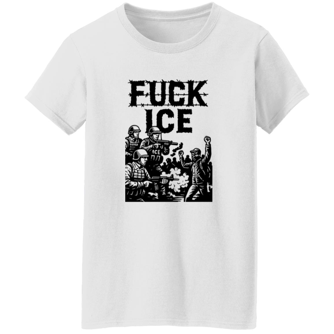 F*ck ICE Barbed Wire Protest T-Shirt 8 redirect10132025031036 1