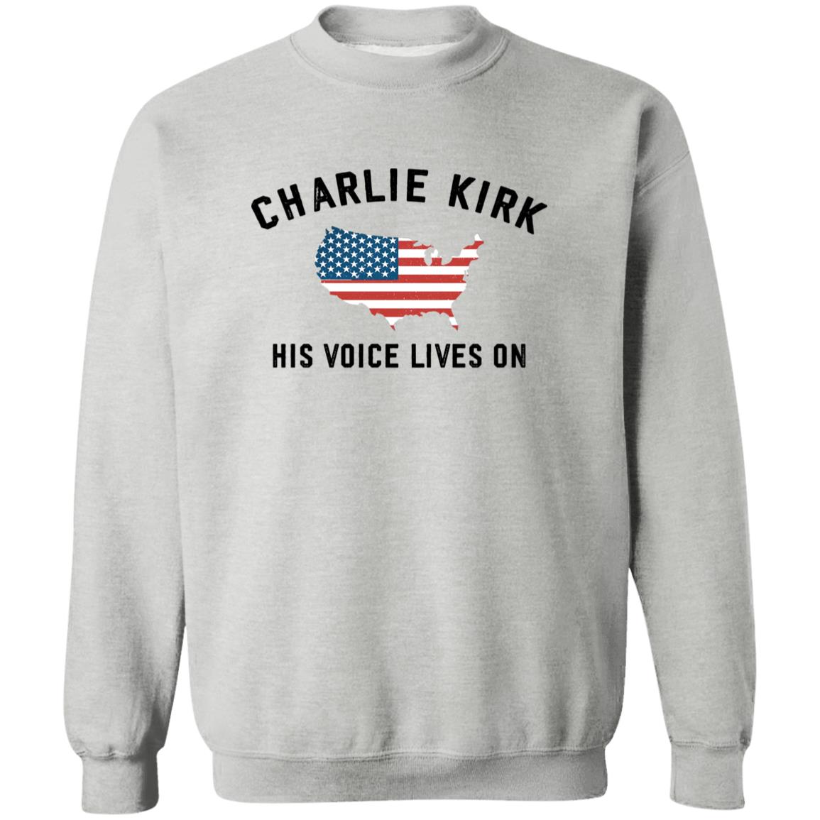 Women’s Charlie Kirk His Voice Lives On Printed Casual T-shirt 5 redirect10132025051025 2