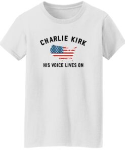 Women’s Charlie Kirk His Voice Lives On Printed Casual T-shirt 14 redirect10132025051026 3