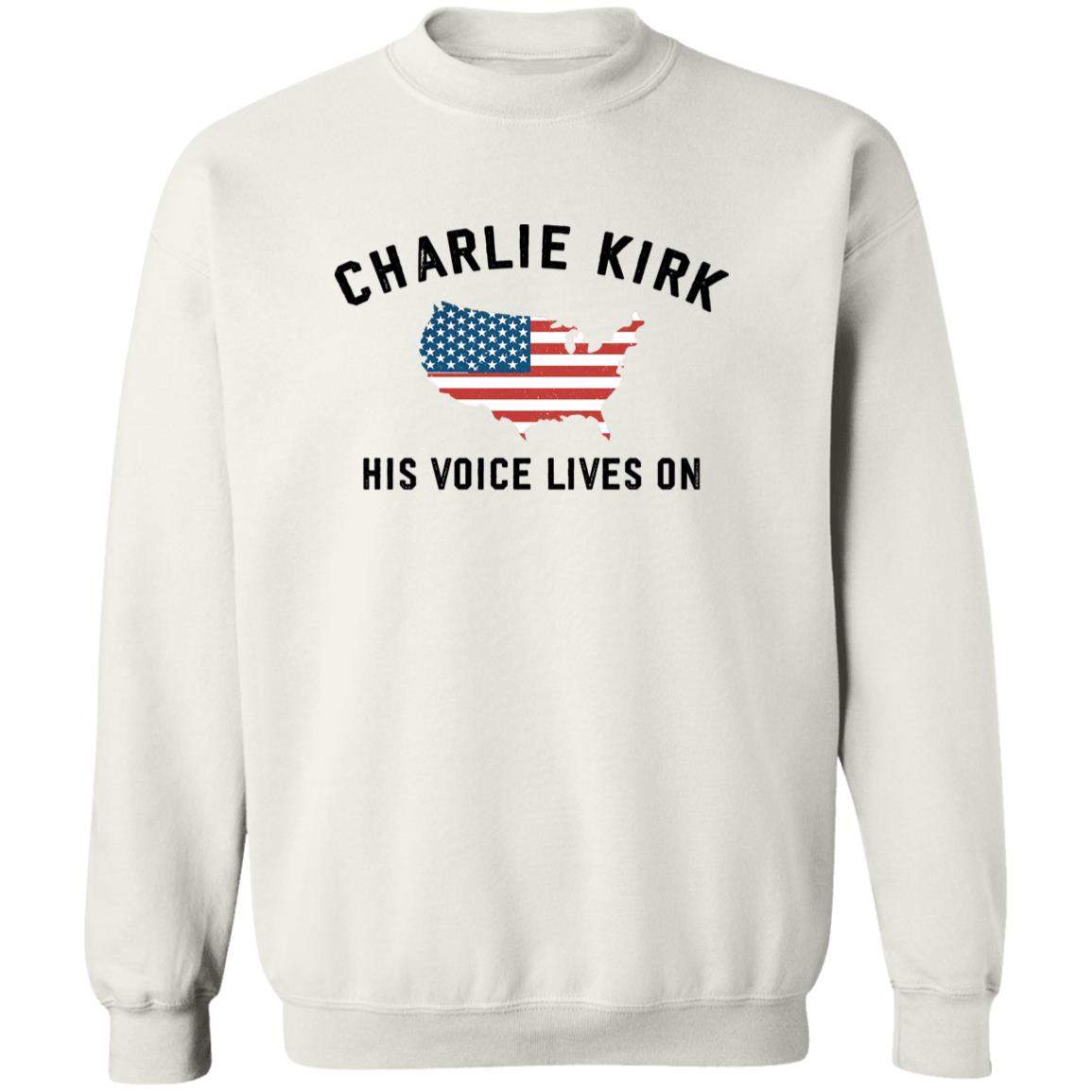 Women’s Charlie Kirk His Voice Lives On Printed Casual T-shirt 6 redirect10132025051026