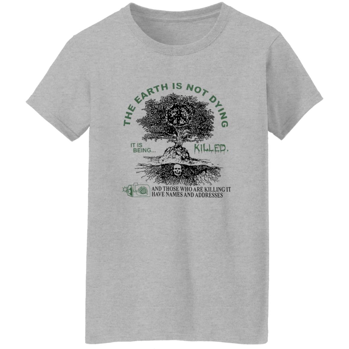 Deathincense The Earth Is Not Dying It Is Being Killed Shirt 9 redirect10132025061022