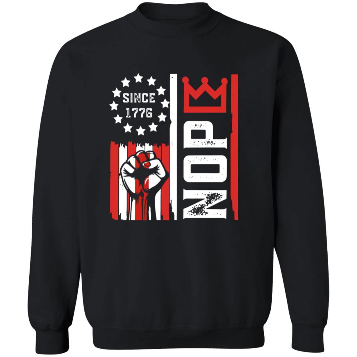 Women’s Retro No Kings Nope Protest Print V-Neck T-Shirt 5 redirect10152025041025 2