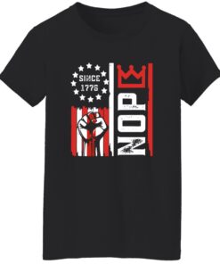 Women’s Retro No Kings Nope Protest Print V-Neck T-Shirt 15 redirect10152025041027 1
