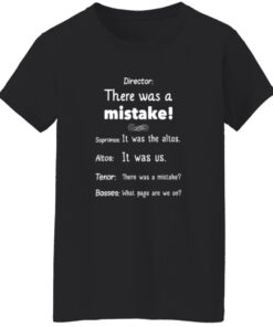 Director There Was A Mistake Sopranos It Was The Altos T-Shirt 15 redirect10192025071051 1