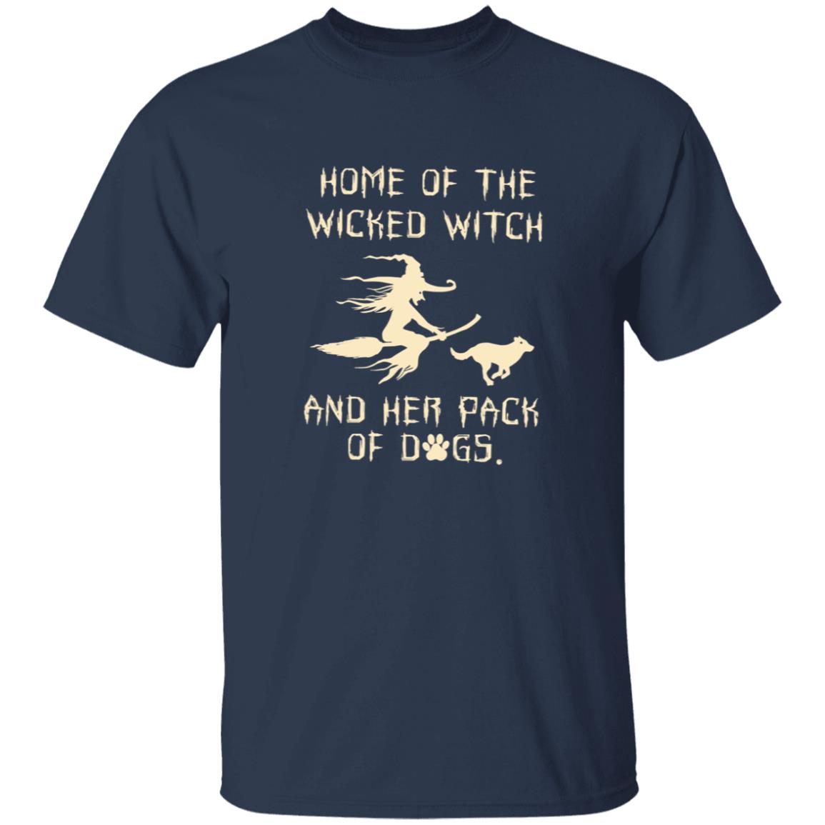 Home Of The Wicked Witch And Her Pack Of Dogs Printed T-Shirt 7 redirect10212025031050