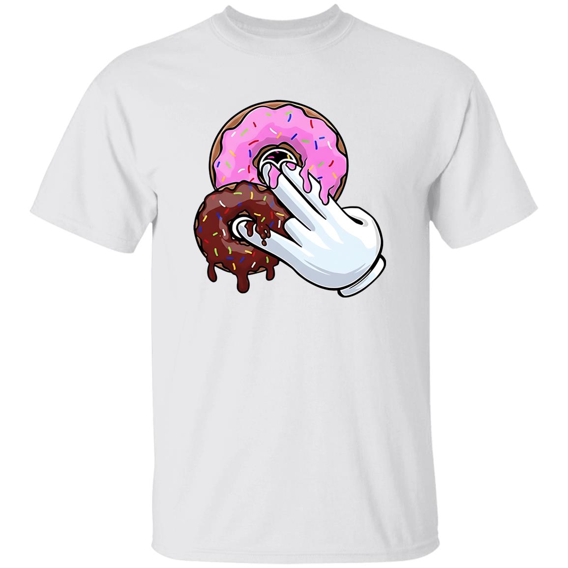 2 Pink 1 Brown Donuts T-Shirt 3 2 Pink 1 Brown Donuts T-Shirt