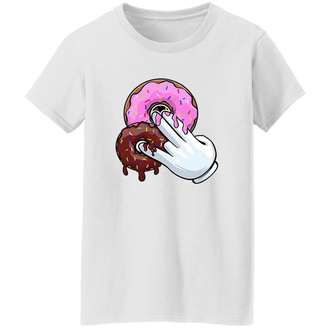2 Pink 1 Brown Donuts T-Shirt 8 redirect10222025011046 1