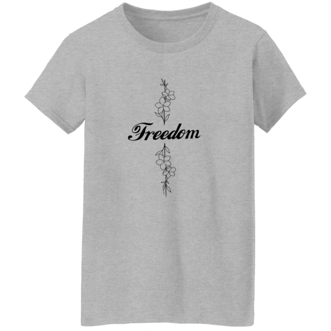 Women’s Freedom Commemorative Print V Neck T-shirt 9 redirect10242025051005 1