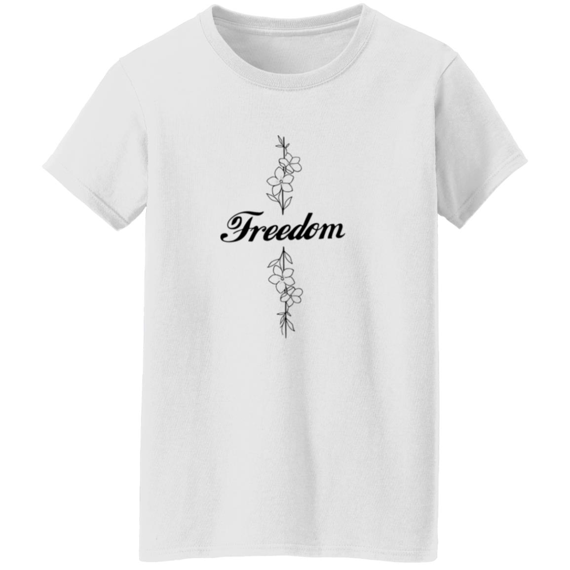 Women’s Freedom Commemorative Print V Neck T-shirt 8 redirect10242025051005